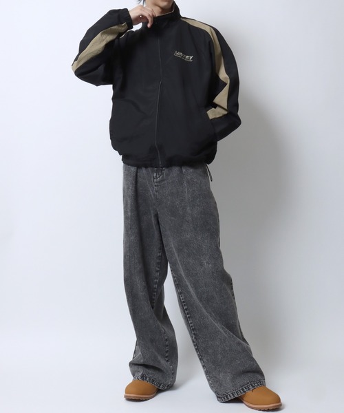 セール】Wave Switching Nylon Track Jacket/オーバーサイズ ウェーブ