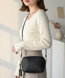 HOUSE OF FLORENCE（ハウスオブフローレンス）の「【HOUSE OF FLORENCE/ハウス オブ フローレンス】イタリアンレザー 型押しエンボス ショルダーバッグ（ショルダーバッグ）」