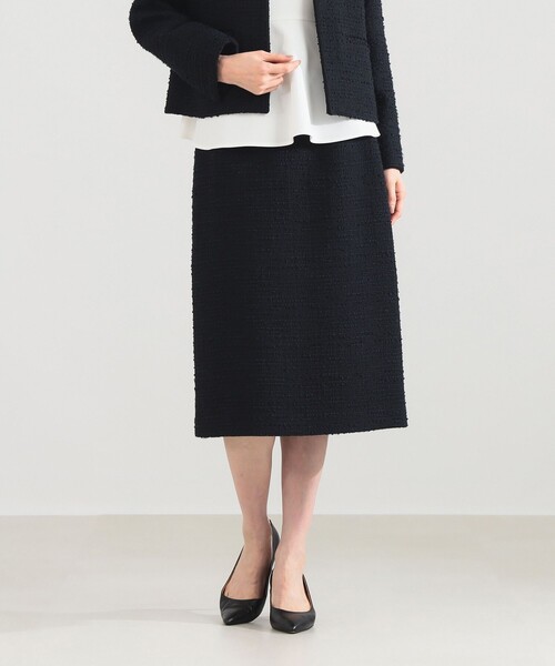 セレモニー・フォーマル】ツイード セミタイト スカート＊（スカート