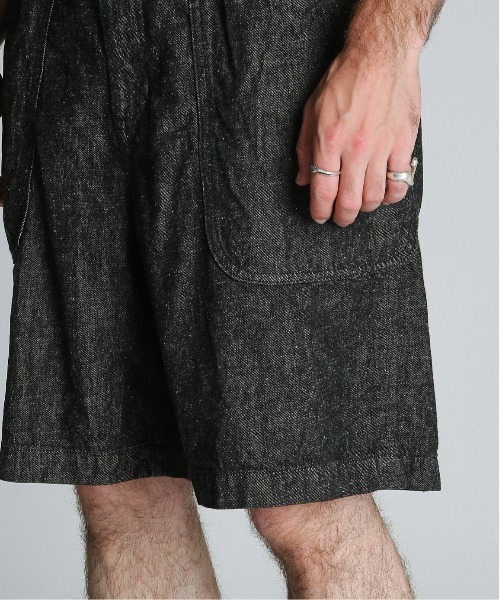 schott（ショット）の「Schott/ショット/JAPAN NEP DENIM SHORTS/ジャパン ネップデニム ショーツ（デニムパンツ・メンズ・ブラック/インディゴブルー・M/L/XL）」の16枚目の写真