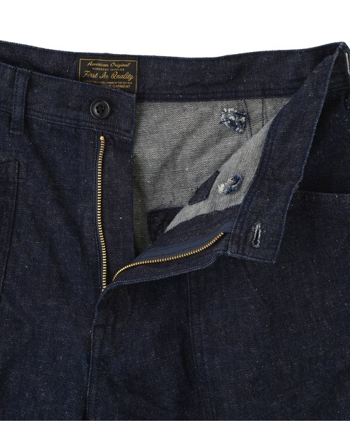 schott（ショット）の「Schott/ショット/JAPAN NEP DENIM SHORTS/ジャパン ネップデニム ショーツ（デニムパンツ・メンズ・ブラック/インディゴブルー・M/L/XL）」の11枚目の写真