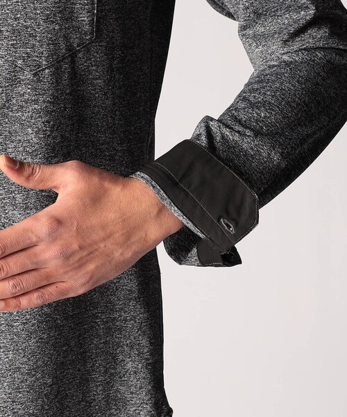 NICOLE CLUB FOR MEN（ニコルクラブフォーメン）の「メランジショートレギュラーカラーシャツ（シャツ/ブラウス・メンズ・ブルー系/ブラック・MEDIUM/LARGE/X-LARGE）」の14枚目の写真