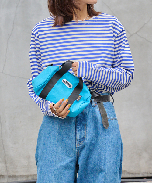 OUTDOOR PRODUCTS(アウトドアプロダクツ)の「ミリタリーボーダーカットソー(Tシャツ/カットソー・レディース・ピンク/ブルー系その他/ネイビー・FREE)」の6枚目の写真