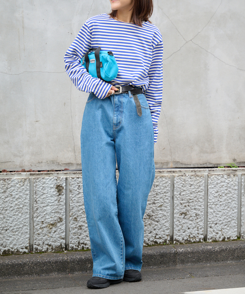 OUTDOOR PRODUCTS(アウトドアプロダクツ)の「ミリタリーボーダーカットソー(Tシャツ/カットソー・レディース・ピンク/ブルー系その他/ネイビー・FREE)」の10枚目の写真