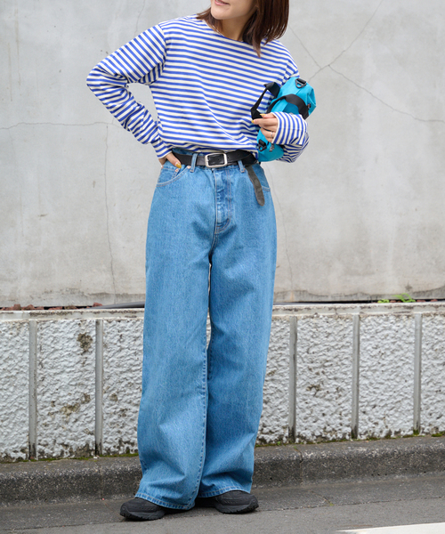 OUTDOOR PRODUCTS(アウトドアプロダクツ)の「ミリタリーボーダーカットソー(Tシャツ/カットソー・レディース・ピンク/ブルー系その他/ネイビー・FREE)」の13枚目の写真