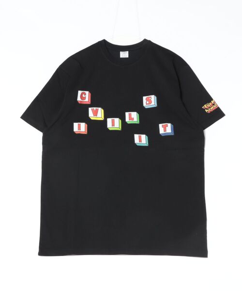 ムラサキスポーツ(ムラサキスポーツ)の「CIVILIST/シビリスト CIVI KALORIEN T(Tシャツ/カットソー・メンズ・ブラック・L/M)」の1枚目の写真