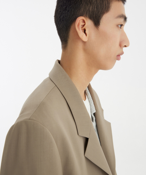 YOUTH（ユース）の「Notched Collar Jacket - Biege（テーラードジャケット・レディース・その他・S/M/L）」の8枚目の写真