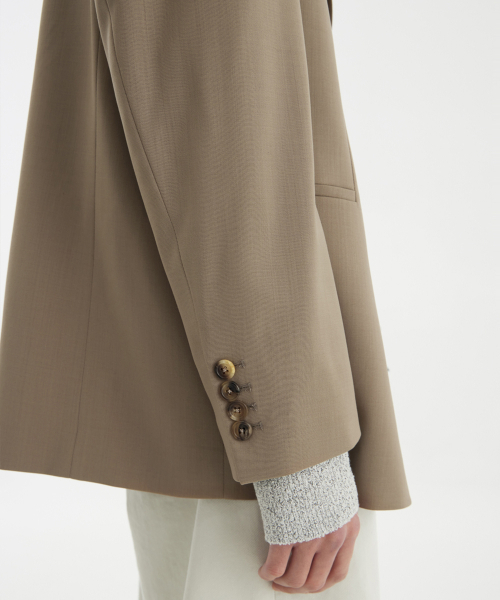 YOUTH（ユース）の「Notched Collar Jacket - Biege（テーラードジャケット・レディース・その他・S/M/L）」の10枚目の写真