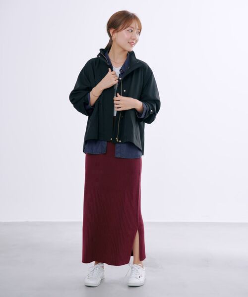 COHINA(コヒナ)の「テントラインフーデッドブルゾン 【低身長・小柄女性】(マウンテンパーカー・レディース・ベージュ/ブラウン/ブラック・ONE SIZE)」の14枚目の写真