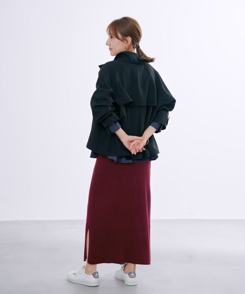 COHINA(コヒナ)の「テントラインフーデッドブルゾン 【低身長・小柄女性】(マウンテンパーカー・レディース・ベージュ/ブラウン/ブラック・ONE SIZE)」の15枚目の写真