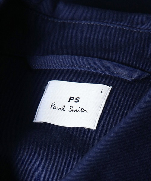 PS Paul Smith(ピーエスポールスミス)の「ヘリテージツイル エンブロイダリー カバーオール / 162300 890ZE(シャツ/ブラウス・メンズ・キャメル/ネイビー・SMALL/MEDIUM/LARGE/X-LARGE)」の6枚目の写真