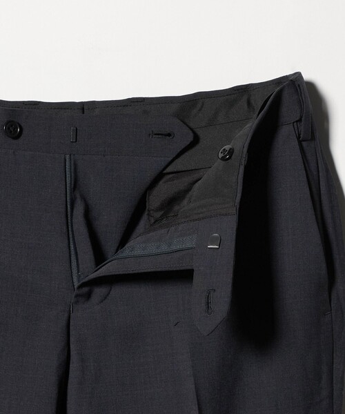 green label relaxing(グリーンレーベルリラクシング)の「A+ TWPU トロピカル無地 スリム セットアップ パンツ スラックス -ウォッシャブル・ストレッチ・ウエストアジャスター-(スーツパンツ・メンズ・ブラック/ネイビー/ダークグレー/ロイヤルブルー/ダークブラウン・M/XXL/S/L/XL)」の7枚目の写真