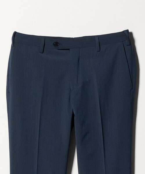 green label relaxing(グリーンレーベルリラクシング)の「A+ TWPU トロピカル無地 スリム セットアップ パンツ スラックス -ウォッシャブル・ストレッチ・ウエストアジャスター-(スーツパンツ・メンズ・ブラック/ネイビー/ダークグレー/ロイヤルブルー/ダークブラウン・M/XXL/S/L/XL)」の16枚目の写真