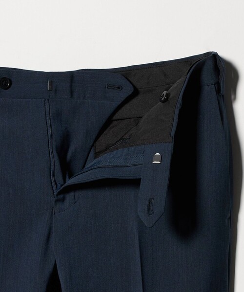 green label relaxing(グリーンレーベルリラクシング)の「A+ TWPU トロピカル無地 スリム セットアップ パンツ スラックス -ウォッシャブル・ストレッチ・ウエストアジャスター-(スーツパンツ・メンズ・ブラック/ネイビー/ダークグレー/ロイヤルブルー/ダークブラウン・M/XXL/S/L/XL)」の17枚目の写真