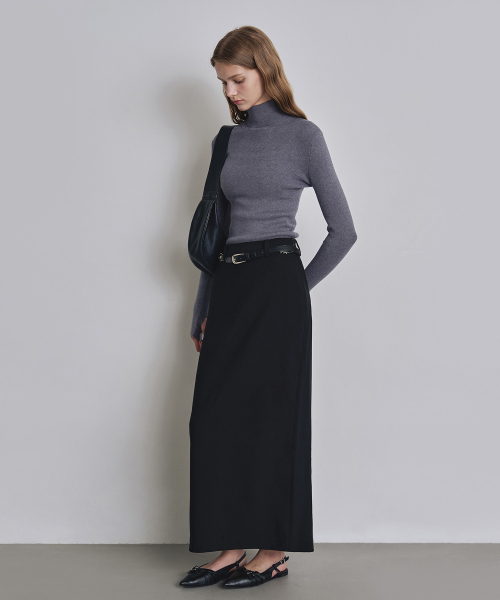 COSTUME O’CLOCK(コスチュームオクロック)の「フォーマルスリットHラインマキシスカートブラックCOWSK002BLACK(スカート・レディース・その他・S/M/L/X-SMALL)」の1枚目の写真