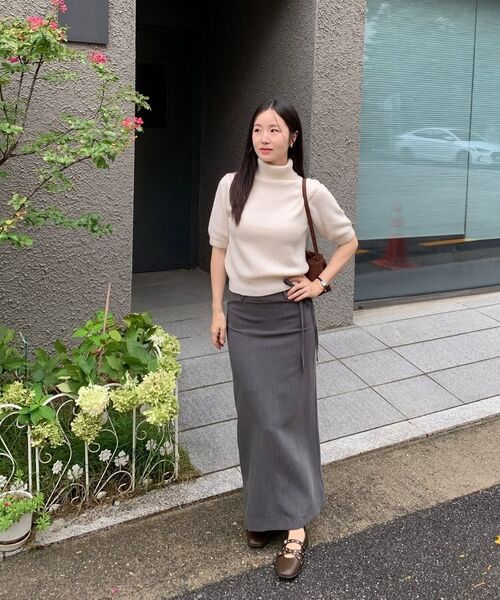 COSTUME O’CLOCK(コスチュームオクロック)の「フォーマルスリットHラインマキシスカートブラックCOWSK002BLACK(スカート・レディース・その他・S/M/L/X-SMALL)」の10枚目の写真