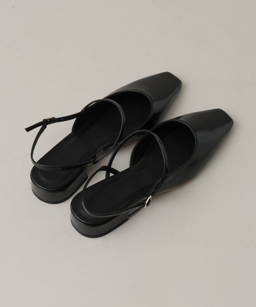 A part by(アパートバイ)の「ワンストラップフラットミュール(その他シューズ・レディース・ブラック/ブラウン系その他・MEDIUM/LARGE)」の5枚目の写真