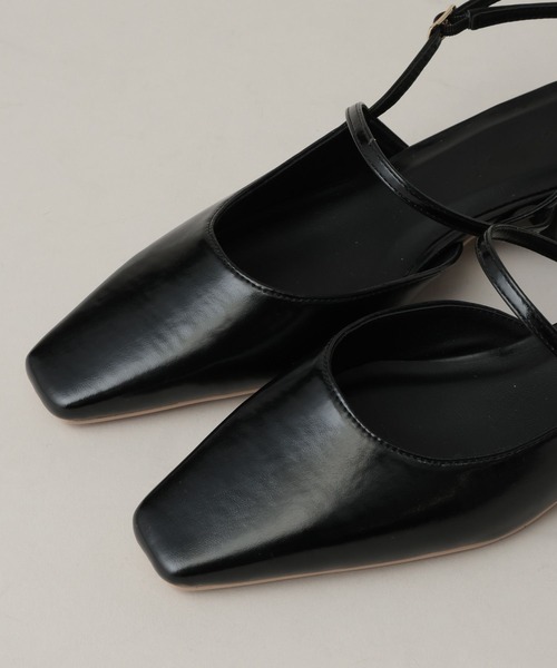 A part by(アパートバイ)の「ワンストラップフラットミュール(その他シューズ・レディース・ブラック/ブラウン系その他・MEDIUM/LARGE)」の7枚目の写真