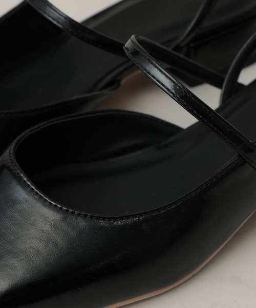 A part by(アパートバイ)の「ワンストラップフラットミュール(その他シューズ・レディース・ブラック/ブラウン系その他・MEDIUM/LARGE)」の8枚目の写真