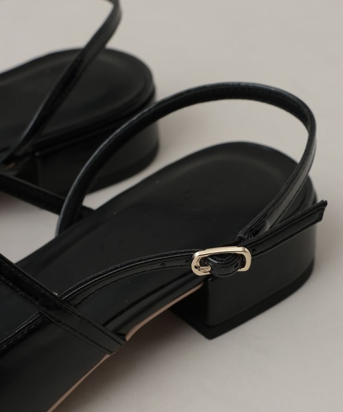 A part by(アパートバイ)の「ワンストラップフラットミュール(その他シューズ・レディース・ブラック/ブラウン系その他・MEDIUM/LARGE)」の9枚目の写真