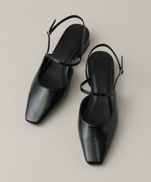 A part by（アパートバイ）の「ワンストラップフラットミュール（パンプス・レディース・ブラック/ブラウン系その他・MEDIUM/LARGE）」の18枚目の写真