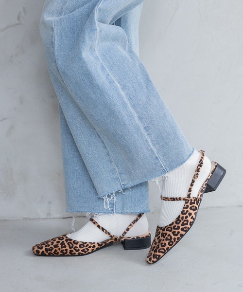 A part by（アパートバイ）の「ワンストラップフラットミュール（パンプス・レディース・ブラック/ブラウン系その他・MEDIUM/LARGE）」の14枚目の写真