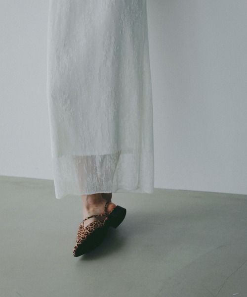 A part by（アパートバイ）の「ワンストラップフラットミュール（パンプス・レディース・ブラック/ブラウン系その他・MEDIUM/LARGE）」の12枚目の写真