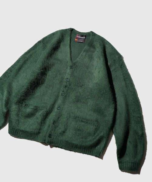 TOWNCRAFT / タウンクラフト SOLID SHAGGY CARDIGAN 無地 ソリッド