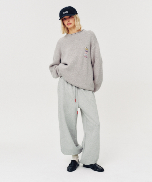MOODBETTER（ムード ベター）の「SUNRISE SWEAT JOGGER PANTS GREY（スウェットパンツ・レディース・その他・FREE）」の3枚目の写真