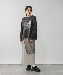 GLOBAL WORK（グローバルワーク）の「乾きやすいスウェットプリント長袖/580975（スウェット）」