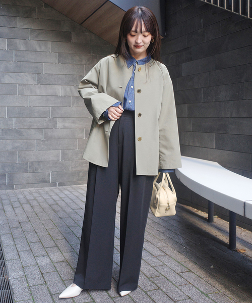 SLOBE IENA（スローブイエナ）の「MARLON/マーロン ミニボストンバッグ（ボストンバッグ・レディース・ブラウン/アイボリー・FREE）」の12枚目の写真