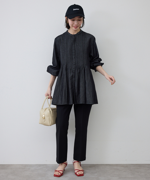 SLOBE IENA（スローブイエナ）の「MARLON/マーロン ミニボストンバッグ（ボストンバッグ・レディース・ブラウン/アイボリー・FREE）」の21枚目の写真