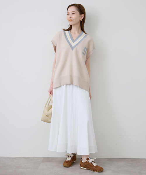 SLOBE IENA（スローブイエナ）の「MARLON/マーロン ミニボストンバッグ（ボストンバッグ・レディース・ブラウン/アイボリー・FREE）」の7枚目の写真