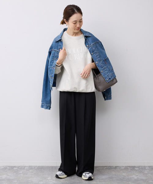 SLOBE IENA（スローブイエナ）の「MARLON/マーロン ミニボストンバッグ（ボストンバッグ・レディース・ブラウン/アイボリー・FREE）」の8枚目の写真