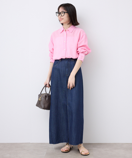 SLOBE IENA（スローブイエナ）の「MARLON/マーロン ミニボストンバッグ（ボストンバッグ・レディース・ブラウン/アイボリー・FREE）」の18枚目の写真