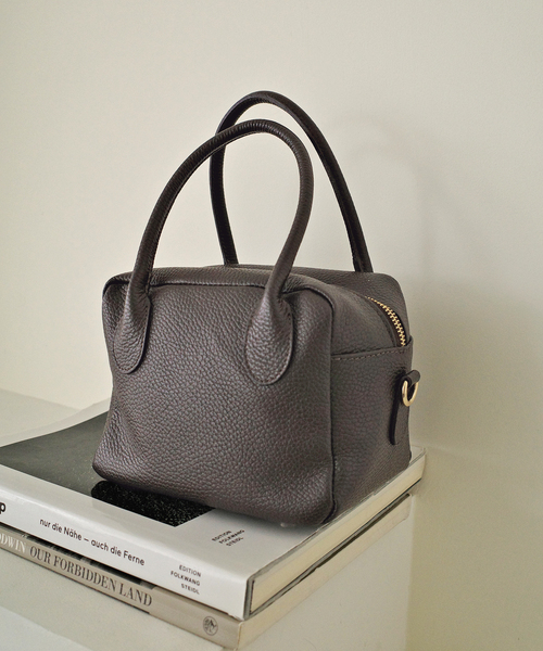 SLOBE IENA（スローブイエナ）の「MARLON/マーロン ミニボストンバッグ（ボストンバッグ・レディース・ブラウン/アイボリー・FREE）」の20枚目の写真