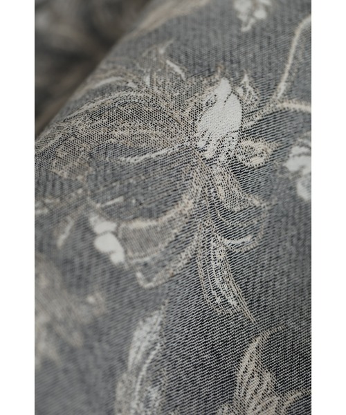 cawaii（カワイイ）の「優美な曲線描く花柄ジャガードミディアムスカート（スカート・レディース・グレー・FREE）」の15枚目の写真