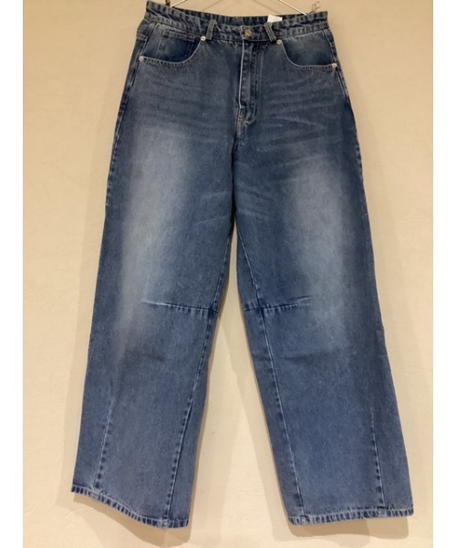 Bling Leads(ブリングリーズ)の「【Blss】【Bling Leads】ユーズド加工ワイドデニムパンツ(デニムパンツ・メンズ・ネイビー/ブルー/その他1・FREE)」の10枚目の写真