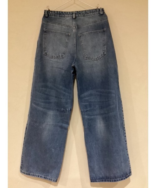 Bling Leads(ブリングリーズ)の「【Blss】【Bling Leads】ユーズド加工ワイドデニムパンツ(デニムパンツ・メンズ・ネイビー/ブルー/その他1・FREE)」の11枚目の写真