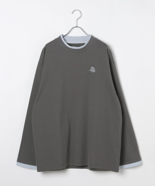 PBLIM（ページボーイリム）の「《UNISEX》レイヤードルーズロンＴ SS（Tシャツ/カットソー・レディース・グレー/イエロー系その他/グレー系その他・FREE）」の8枚目の写真