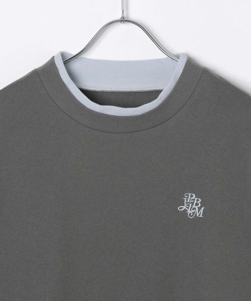 PBLIM（ページボーイリム）の「《UNISEX》レイヤードルーズロンＴ SS（Tシャツ/カットソー・レディース・グレー/イエロー系その他/グレー系その他・FREE）」の9枚目の写真