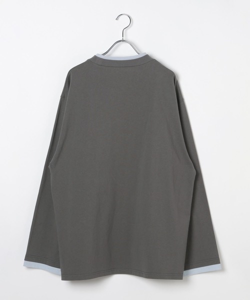 PBLIM（ページボーイリム）の「《UNISEX》レイヤードルーズロンＴ SS（Tシャツ/カットソー・レディース・グレー/イエロー系その他/グレー系その他・FREE）」の15枚目の写真