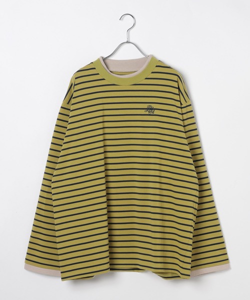 PBLIM（ページボーイリム）の「《UNISEX》レイヤードルーズロンＴ SS（Tシャツ/カットソー・レディース・グレー/イエロー系その他/グレー系その他・FREE）」の17枚目の写真