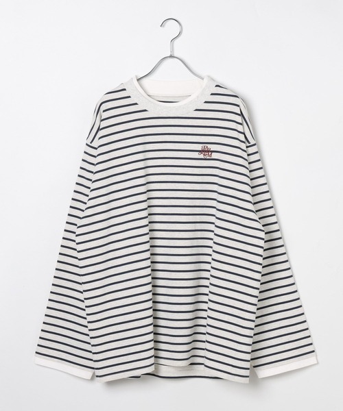 PBLIM（ページボーイリム）の「《UNISEX》レイヤードルーズロンＴ SS（Tシャツ/カットソー・レディース・グレー/イエロー系その他/グレー系その他・FREE）」の5枚目の写真