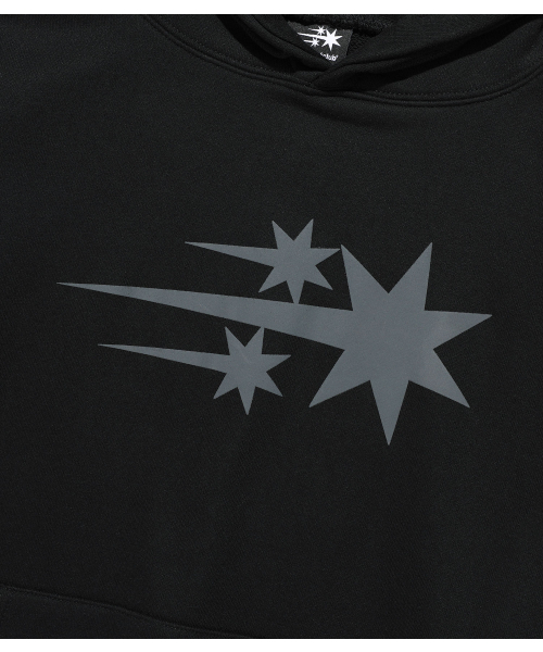 NICE GHOST CLUB（ナイスゴーストクラブ）の「3STAR HOODIE_BLACK(NG2GSUM400A)（パーカー・レディース・ブラック・SMALL/MEDIUM/LARGE）」の5枚目の写真