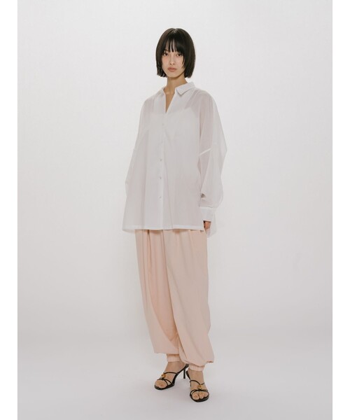 MIDIUMISOLID（ミディウミソリッド）の「MIDIUMISOLID for Ladies パッド入りチューブトップ（Tシャツ/カットソー・レディース・ブラック/オフホワイト・FREE）」の7枚目の写真