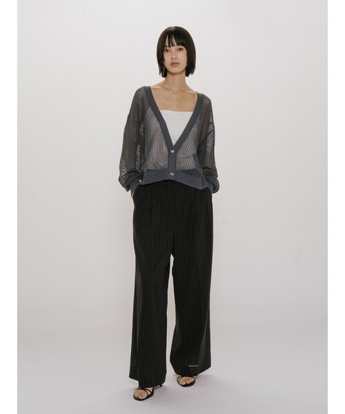 MIDIUMISOLID（ミディウミソリッド）の「MIDIUMISOLID for Ladies パッド入りチューブトップ（Tシャツ/カットソー・レディース・ブラック/オフホワイト・FREE）」の9枚目の写真