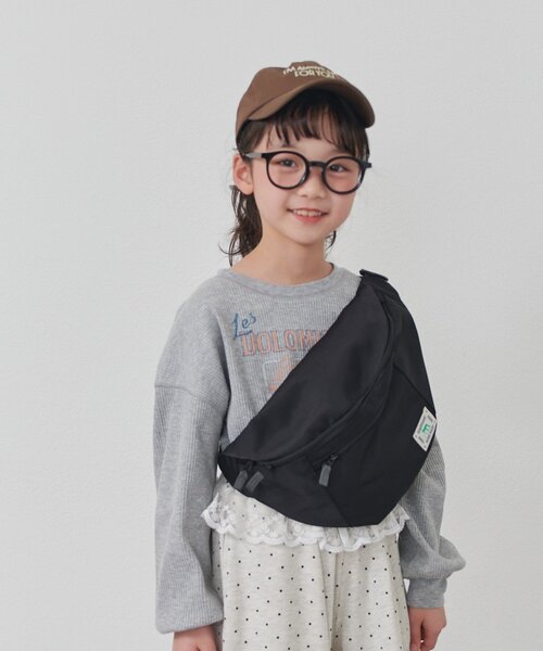 CIAOPANIC TYPY（チャオパニックティピー）の「【KIDS】 ゲーム機も楽々収納 ！マルチカラー２WAYバッグ【minepack】（ボディバッグ/ウエストポーチ・キッズ・パープル/ベージュ/ベビーピンク/ブラック/ブルー・ONE SIZE）」の7枚目の写真