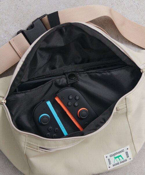 CIAOPANIC TYPY（チャオパニックティピー）の「【KIDS】 ゲーム機も楽々収納 ！マルチカラー２WAYバッグ【minepack】（ボディバッグ/ウエストポーチ・キッズ・パープル/ベージュ/ベビーピンク/ブラック/ブルー・ONE SIZE）」の22枚目の写真