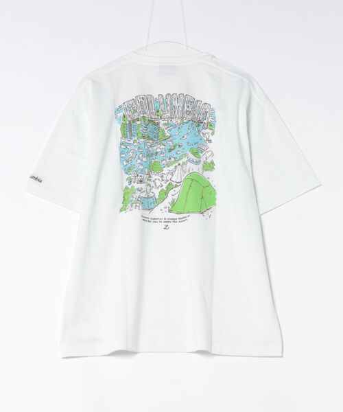 Columbia(コロンビア)の「columbia/コロンビア 冷却機能搭載ポリ100ショートスリーブTシャツ PG4858(Tシャツ/カットソー・メンズ・ホワイト/ブラック/パープル・L/M/XL)」の10枚目の写真